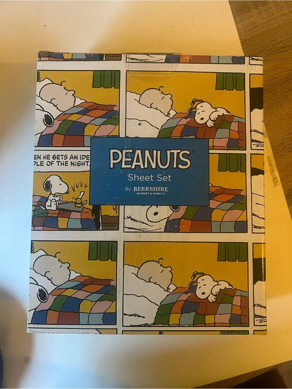 NEW DISCONTINUED Berkshire Peanuts Halloween Snoopy Woodstock Queen Sheet Set
